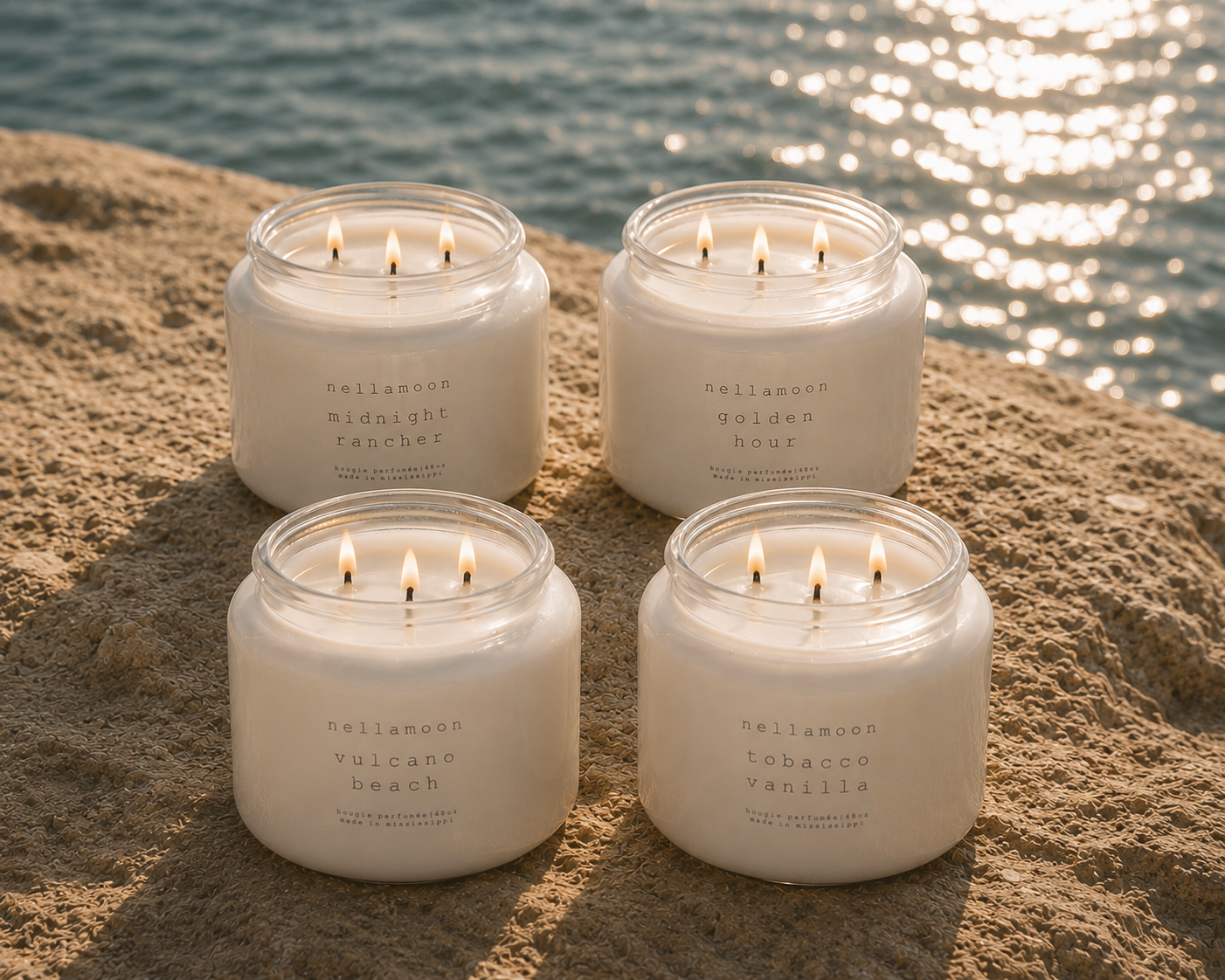 Lumière Valecia Cream 2個セット best seller lumière set of 4 – nellamoon candles