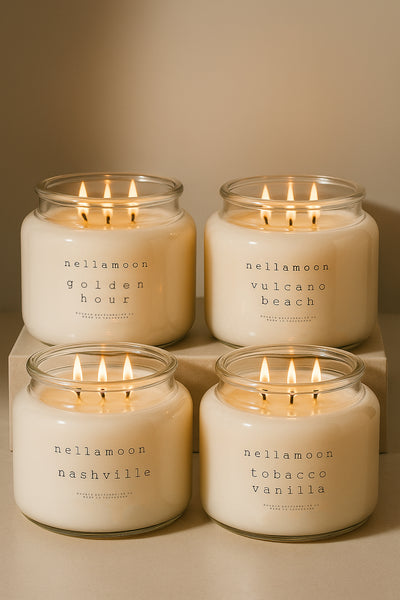 best seller lumière set of 4 (20% off) – nellamoon candles